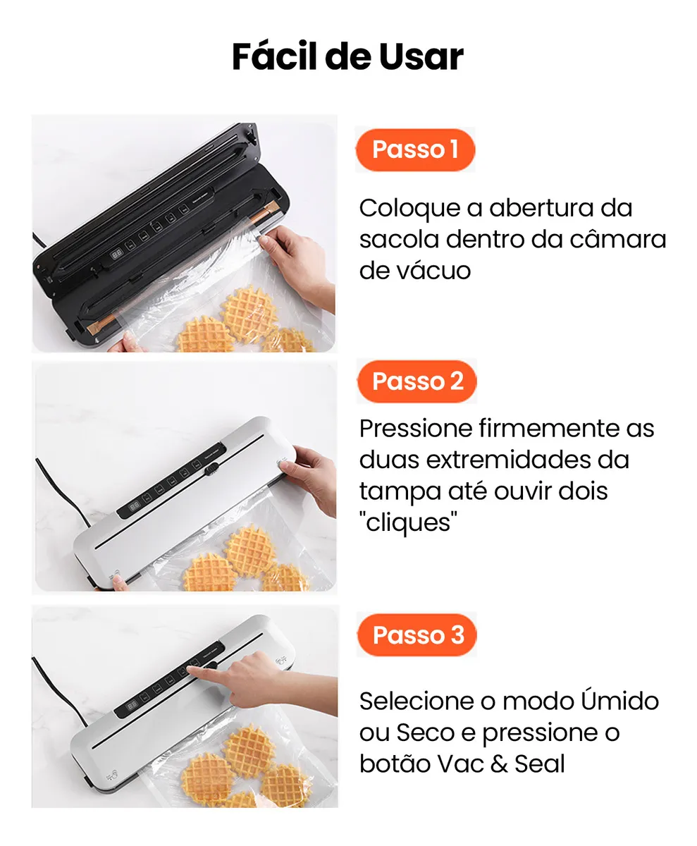 Foto seladora a vácuo